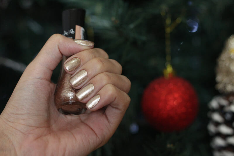 Esmalte Dourado com Glitter esmalte para o natal esmalte com brilho esmalte para festa